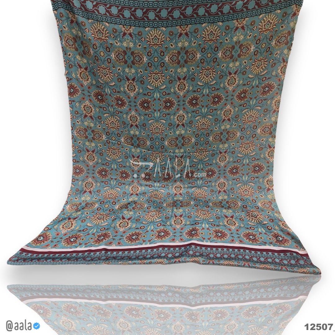 Printed Silk Blend 44-Inches PRINTED Per-Pc #12507