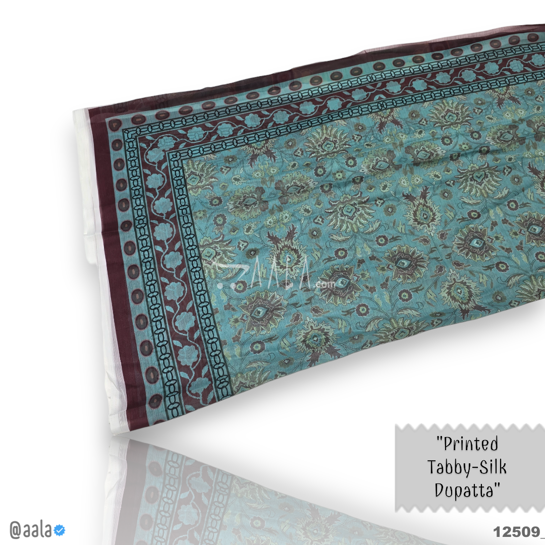 Printed-Tabby Chiffon Blend Dupatta-32-Inches PRINTED 2.25-Metres 