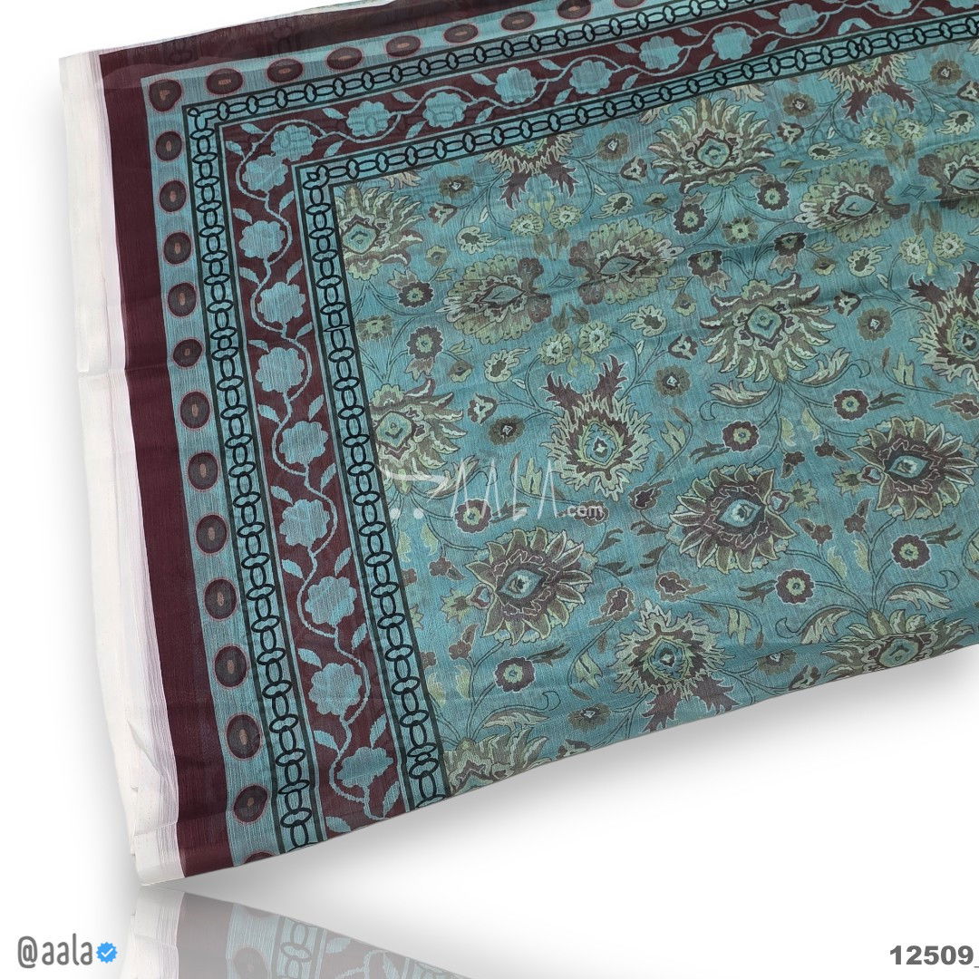 Printed-Tabby Chiffon Blend Dupatta-32-Inches PRINTED 2.25-Metres 