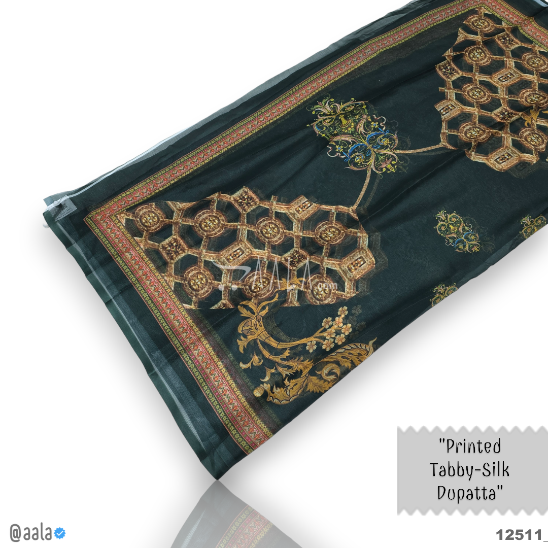 Printed-Tabby Chiffon Blend Dupatta-32-Inches PRINTED 2.25-Metres #12511