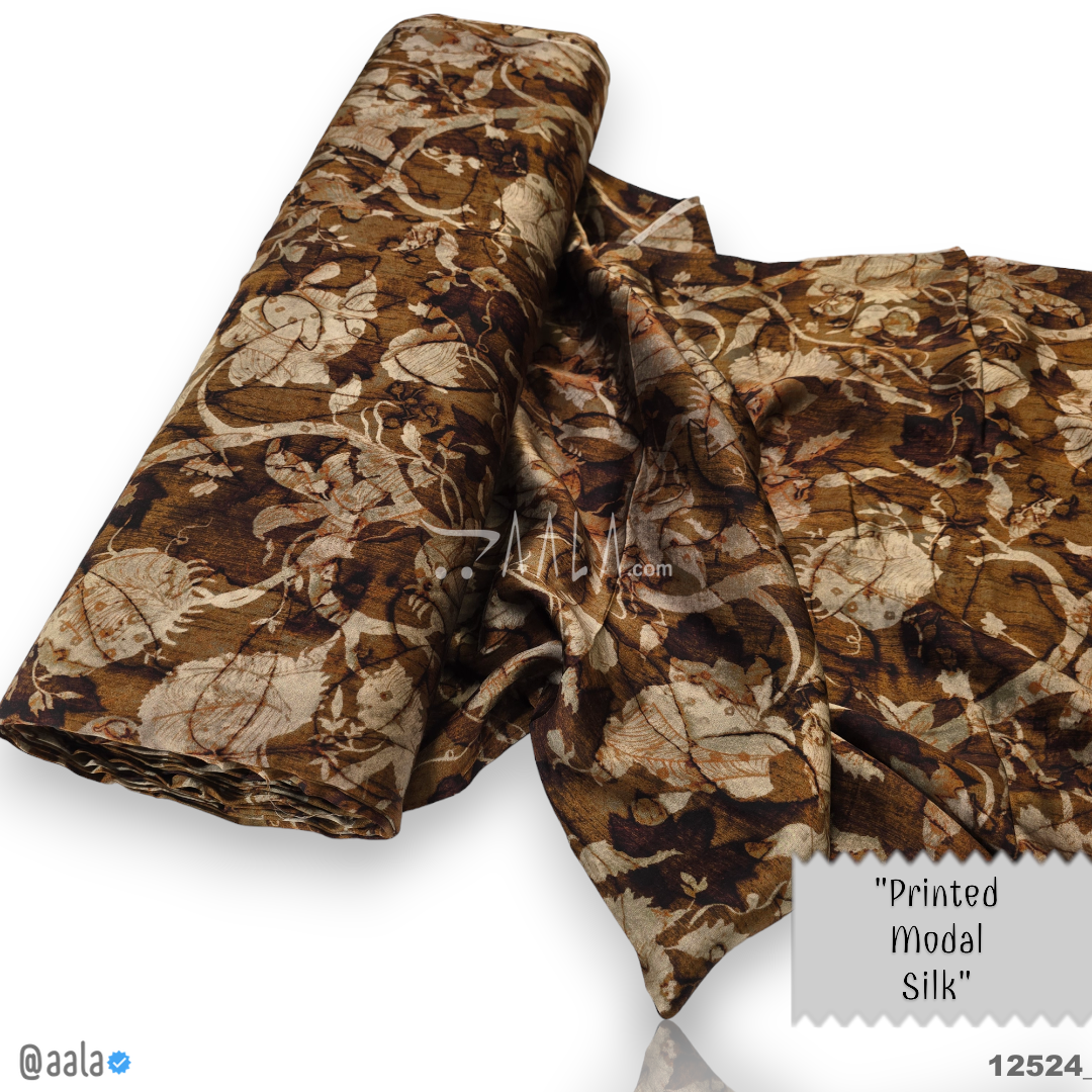 Printed-Modal Silk Viscose 44-Inches PRINTED Per-Metre 
