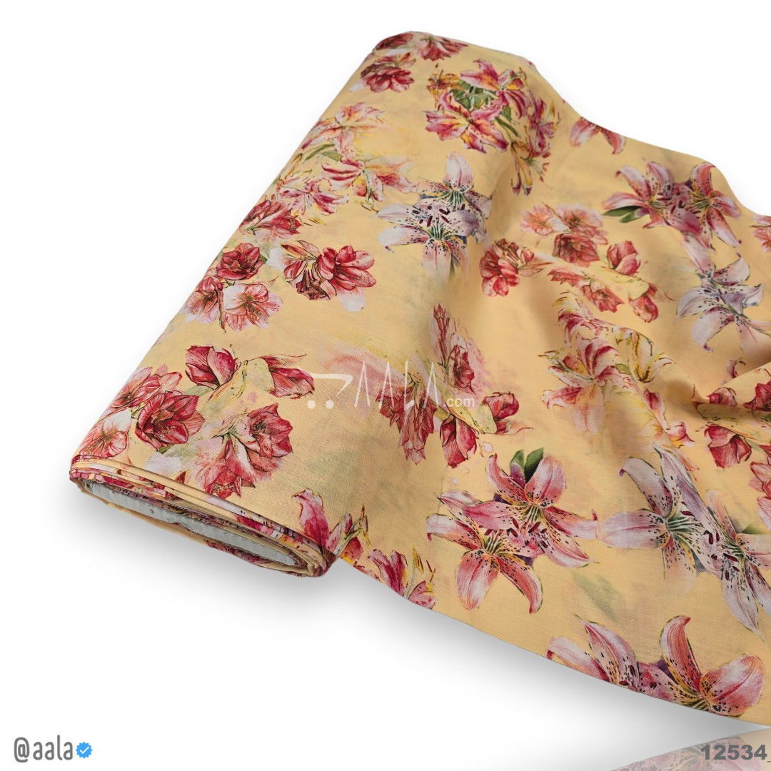 Printed Cotton Cotton 44-Inches PRINTED Per-Metre #12534