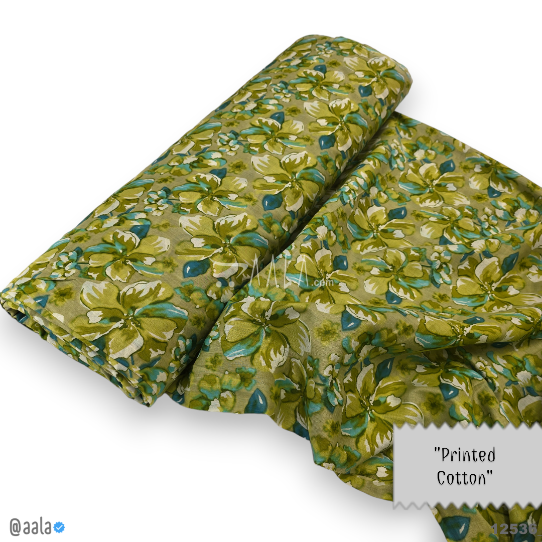 Printed Cotton Cotton 44-Inches PRINTED Per-Metre #12536