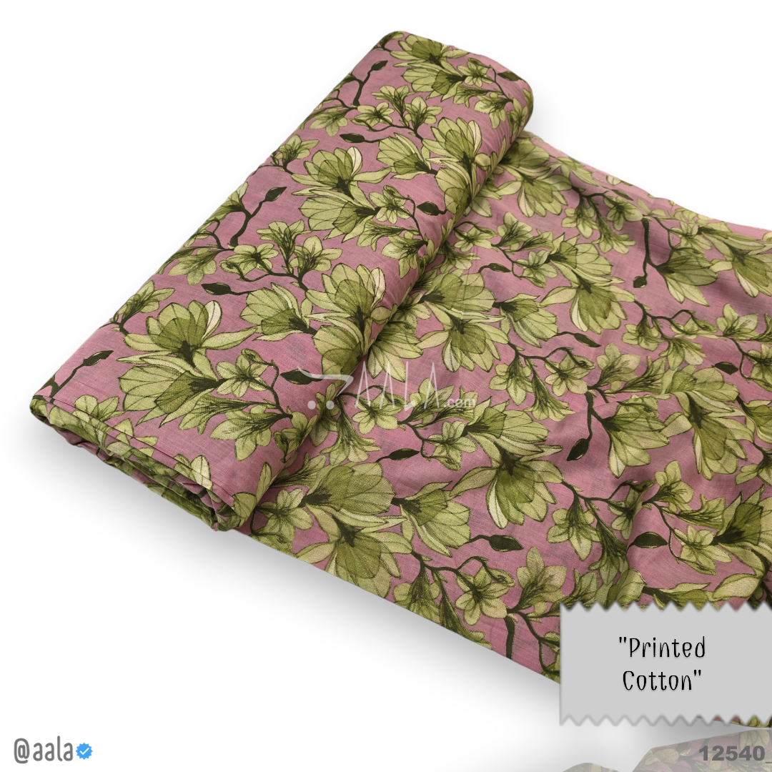 Printed Cotton Cotton 44-Inches PRINTED Per-Metre #12540