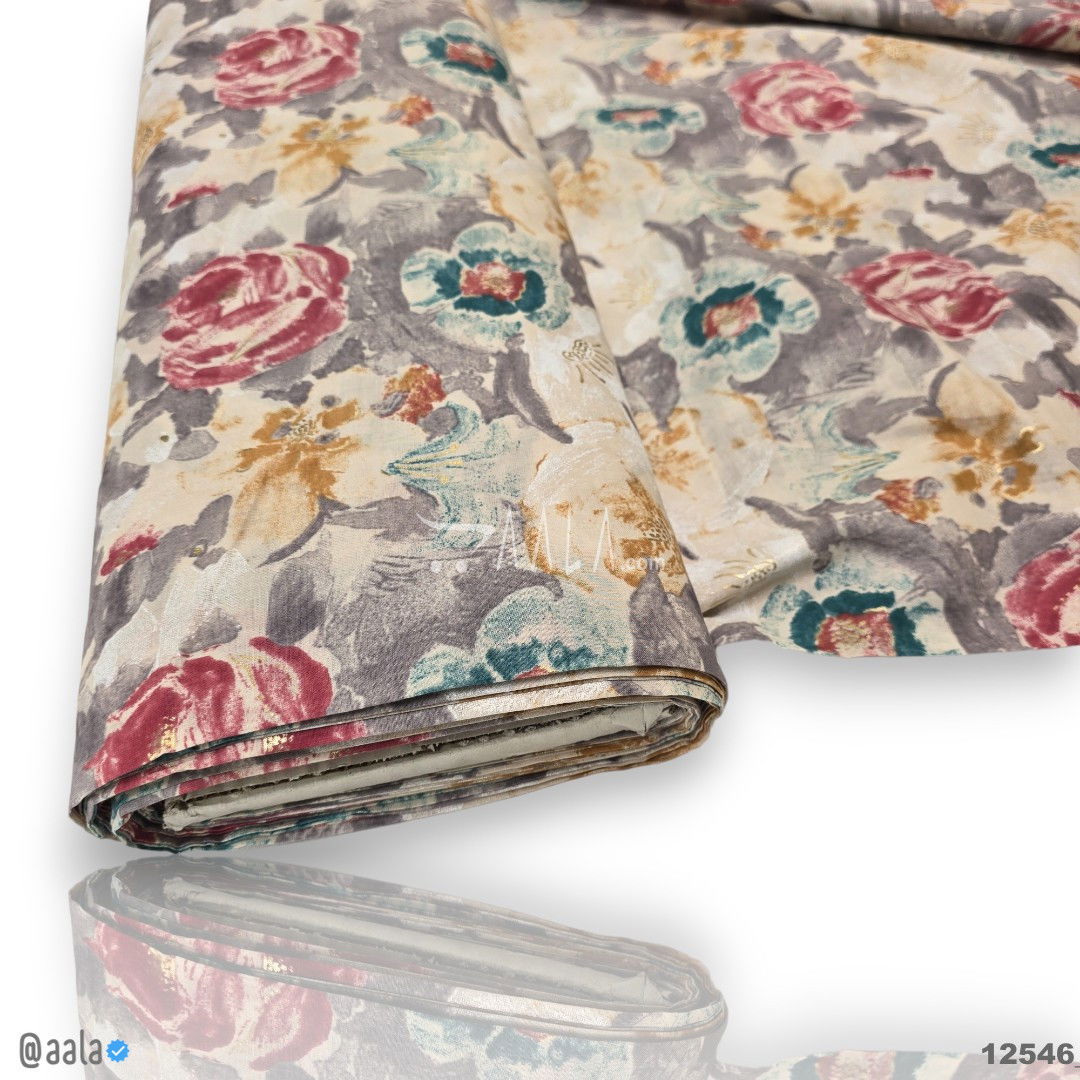 Printed-Foil Cotton Cotton 44-Inches PRINTED Per-Metre 