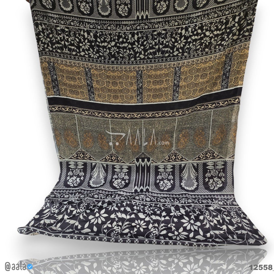 Printed Silk Blend 44-Inches PRINTED Per-Pc #12558