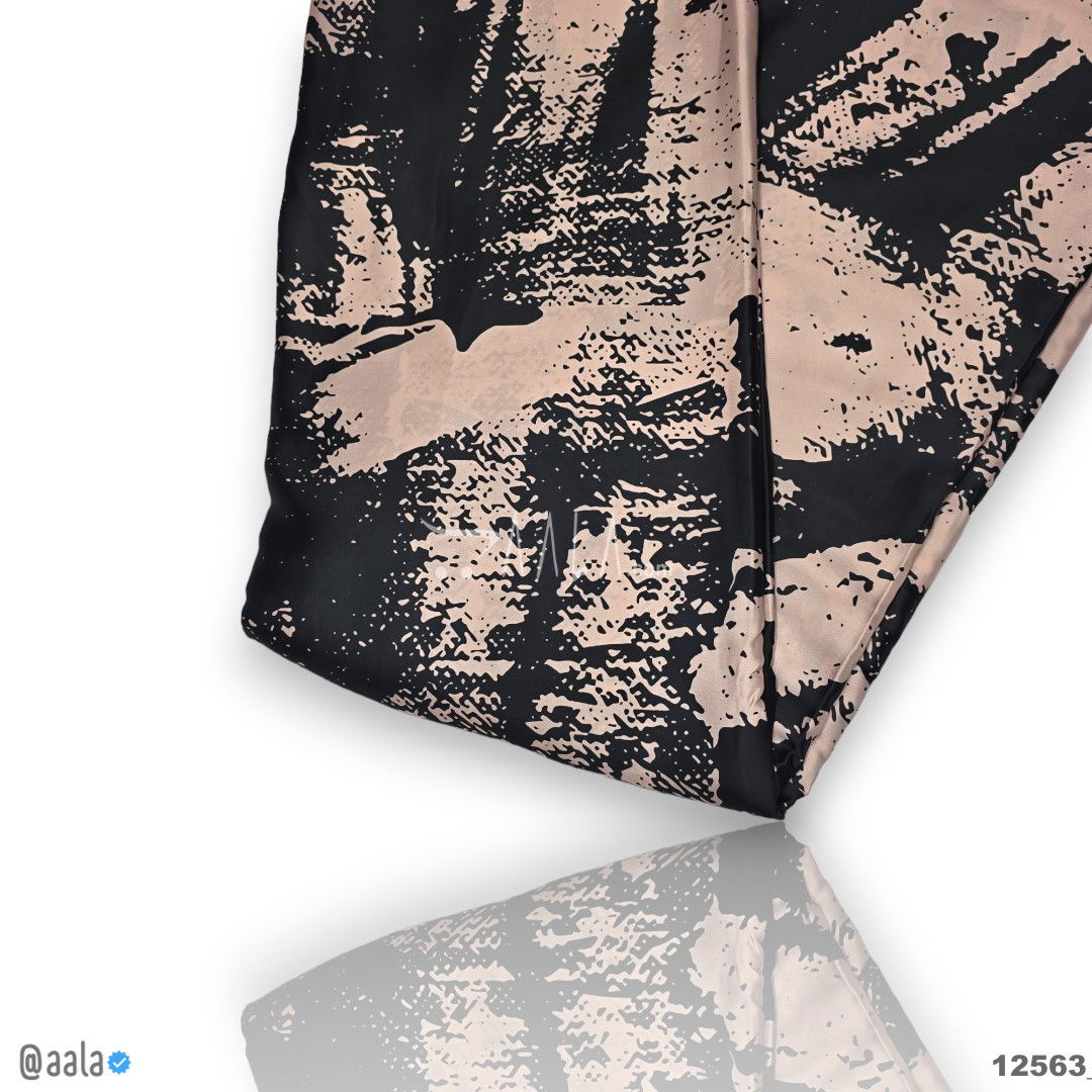 Printed Silk Blend 44-Inches PRINTED Per-Metre #12563
