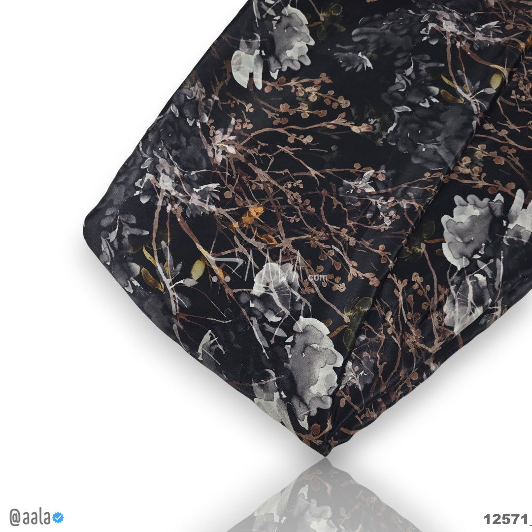 Nigiri-Printed Silk Cotton 44-Inches PRINTED Per-Metre #12571