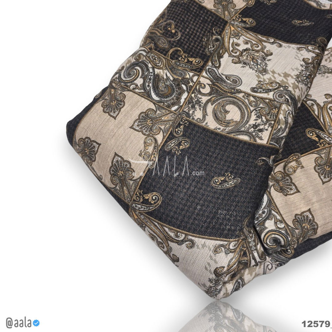 Twill-Printed Cotton Cotton 44-Inches PRINTED Per-Metre #12579
