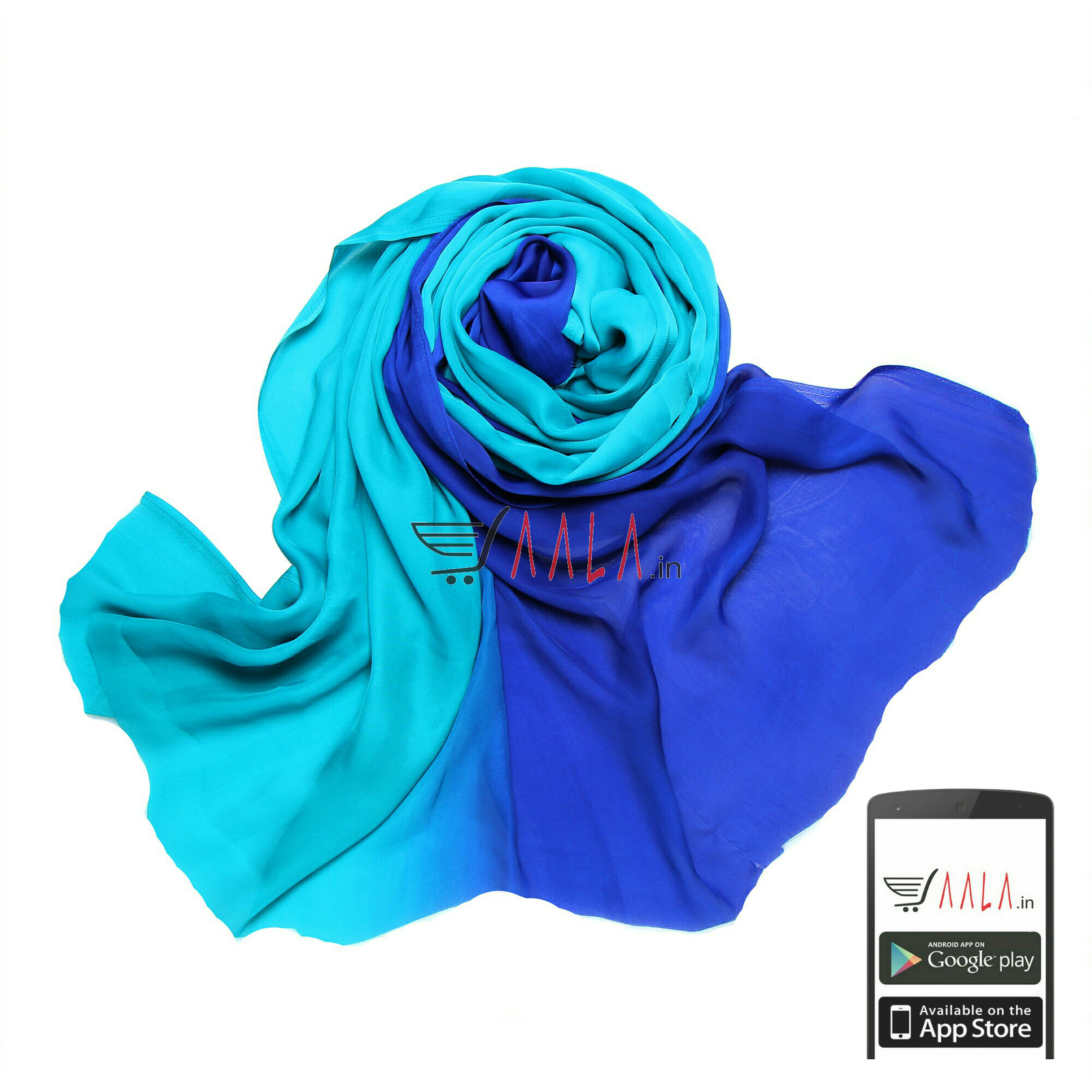 Shaded Satin Georgette Blend 44 