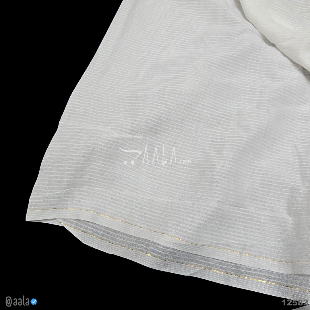 Line Cotton Cotton 44-Inches DYEABLE Per-Metre #12583