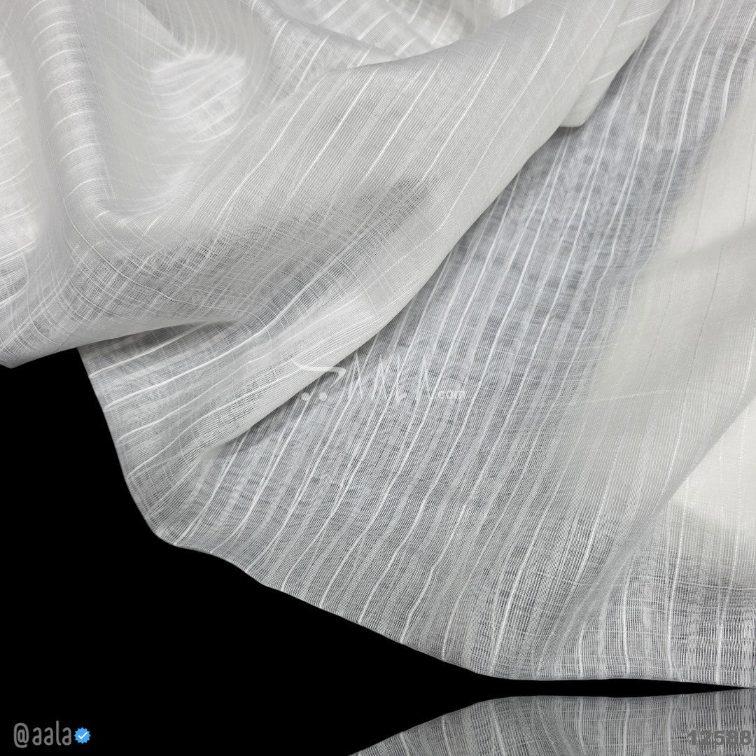 Slub-Jute Cotton Cotton 44-Inches DYEABLE Per-Metre 