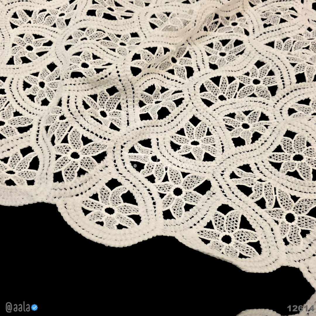 Cutwork Cotton Cotton 52-Inches DYEABLE Per-Metre 