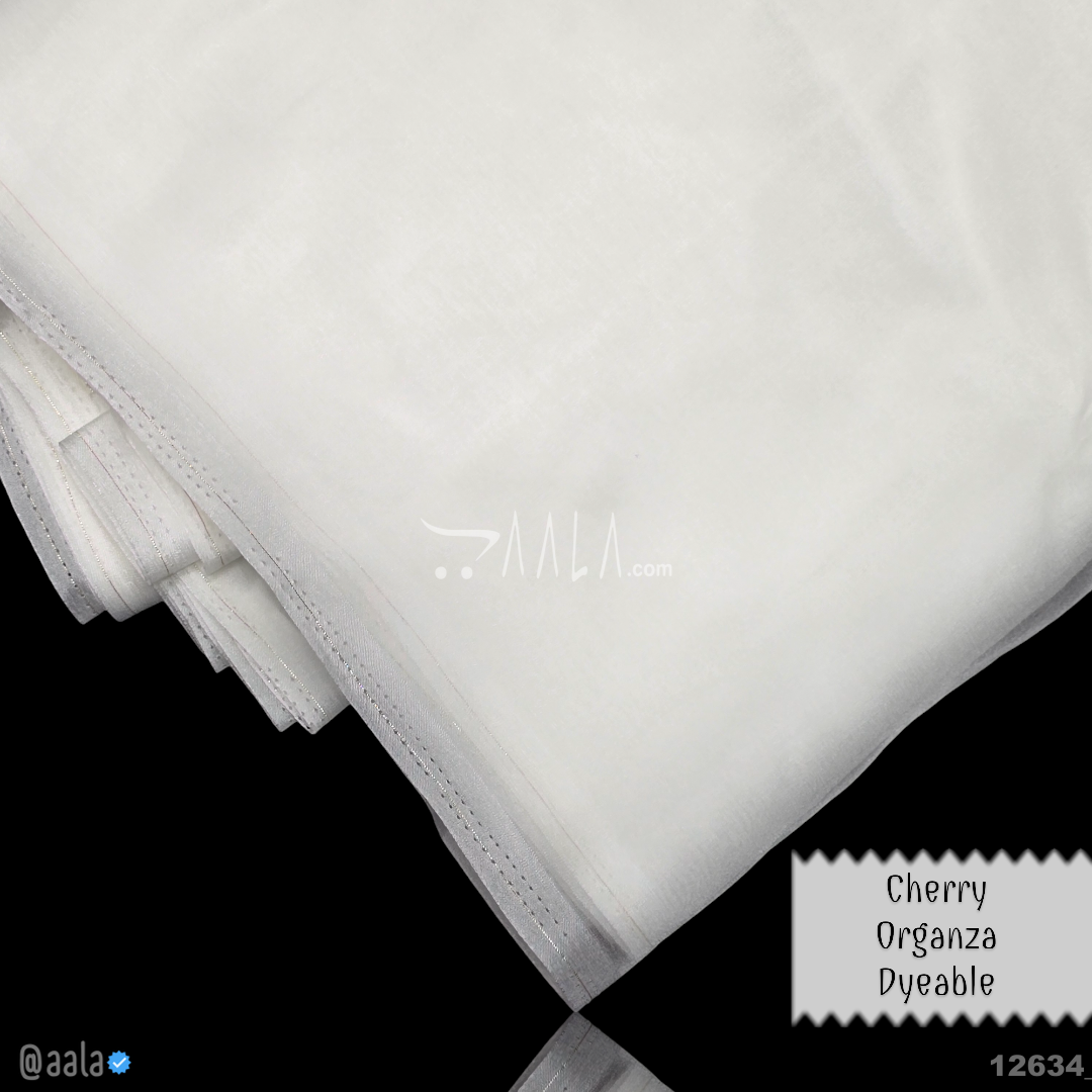 Cherry Organza Nylon 44-Inches DYEABLE Per-Metre 