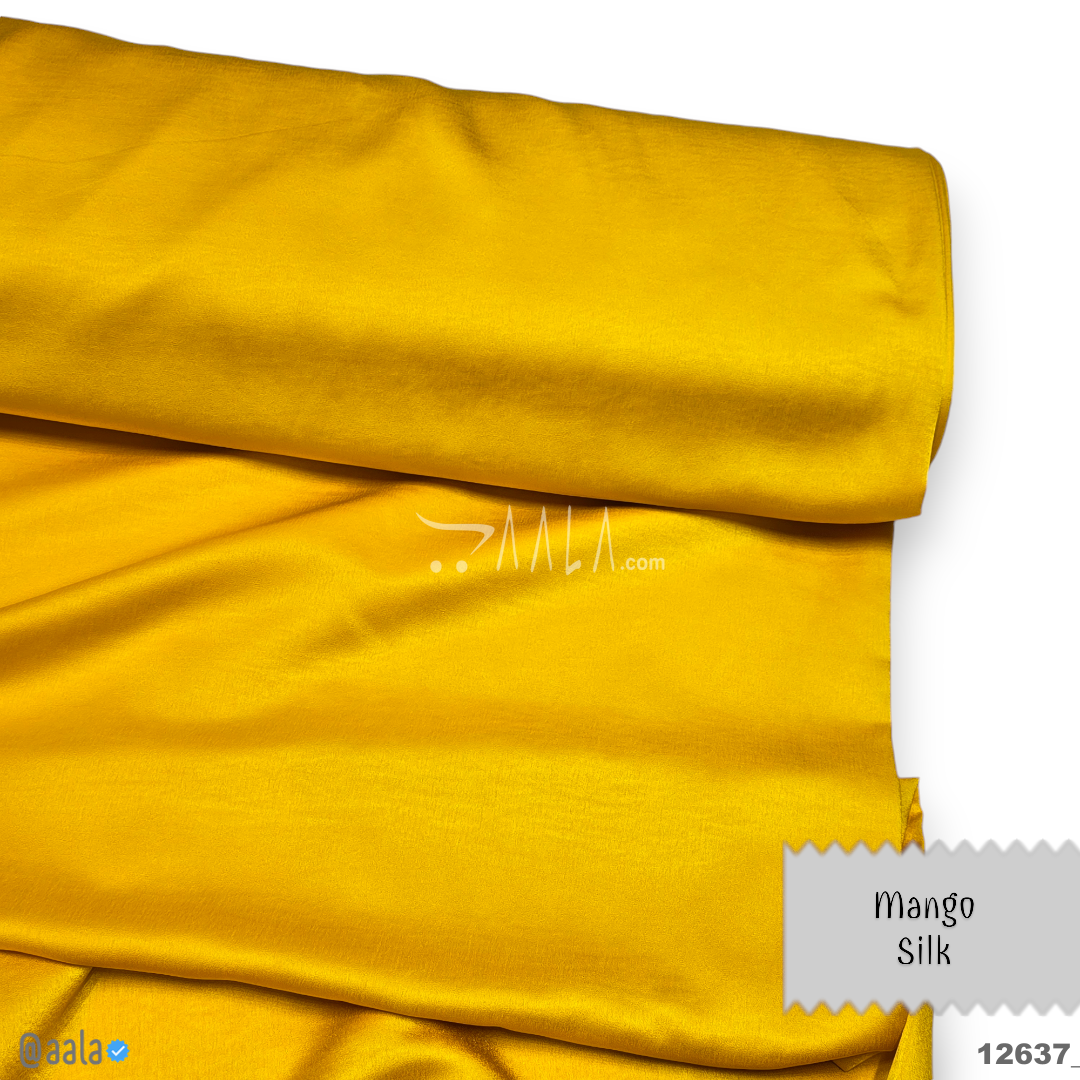 Mango Silk Blend 58-Inches YELLOW Per-Metre #12637