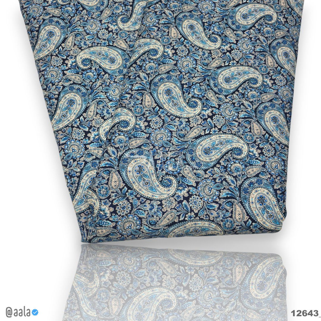 Pure-Printed Cotton Cotton 44-Inches PRINTED Per-Pc #12643