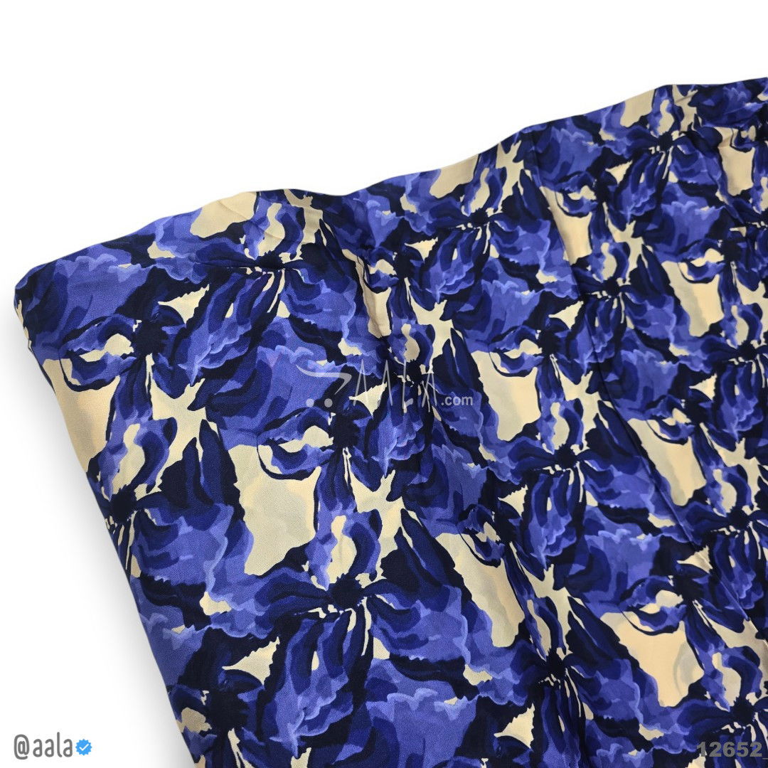 Printed-Arabian Silk Blend 44-Inches PRINTED Per-Metre #12652