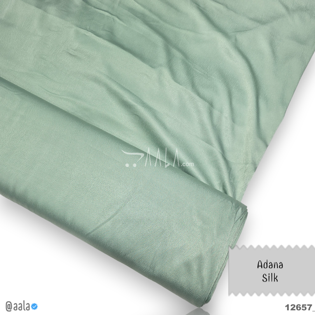 Adana Silk Blend 58-Inches GREEN Per-Metre #12657