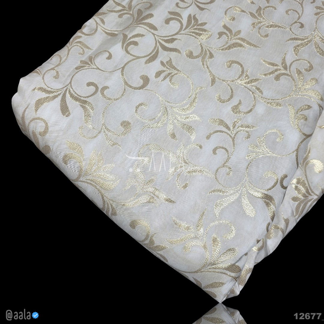 Banarsi-Dola Silk Viscose 44-Inches DYEABLE Per-Metre #12677