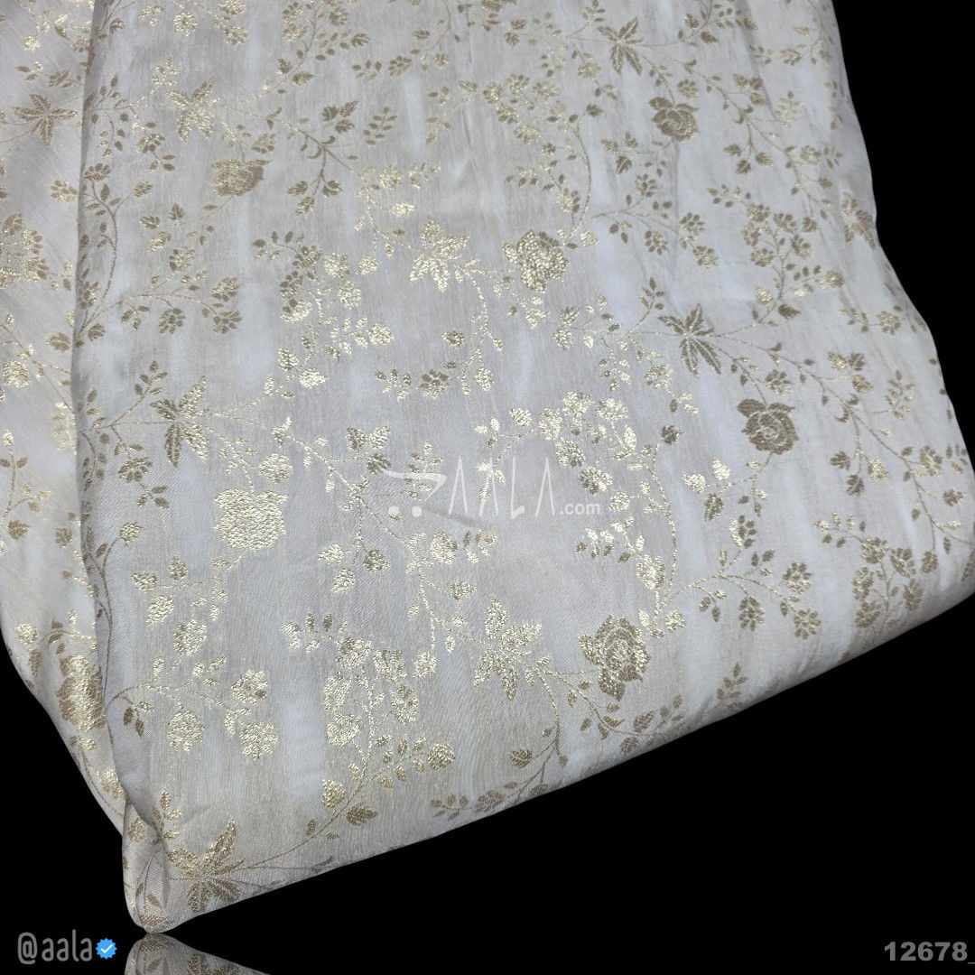Banarsi-Dola Silk Viscose 44-Inches DYEABLE Per-Metre #12678