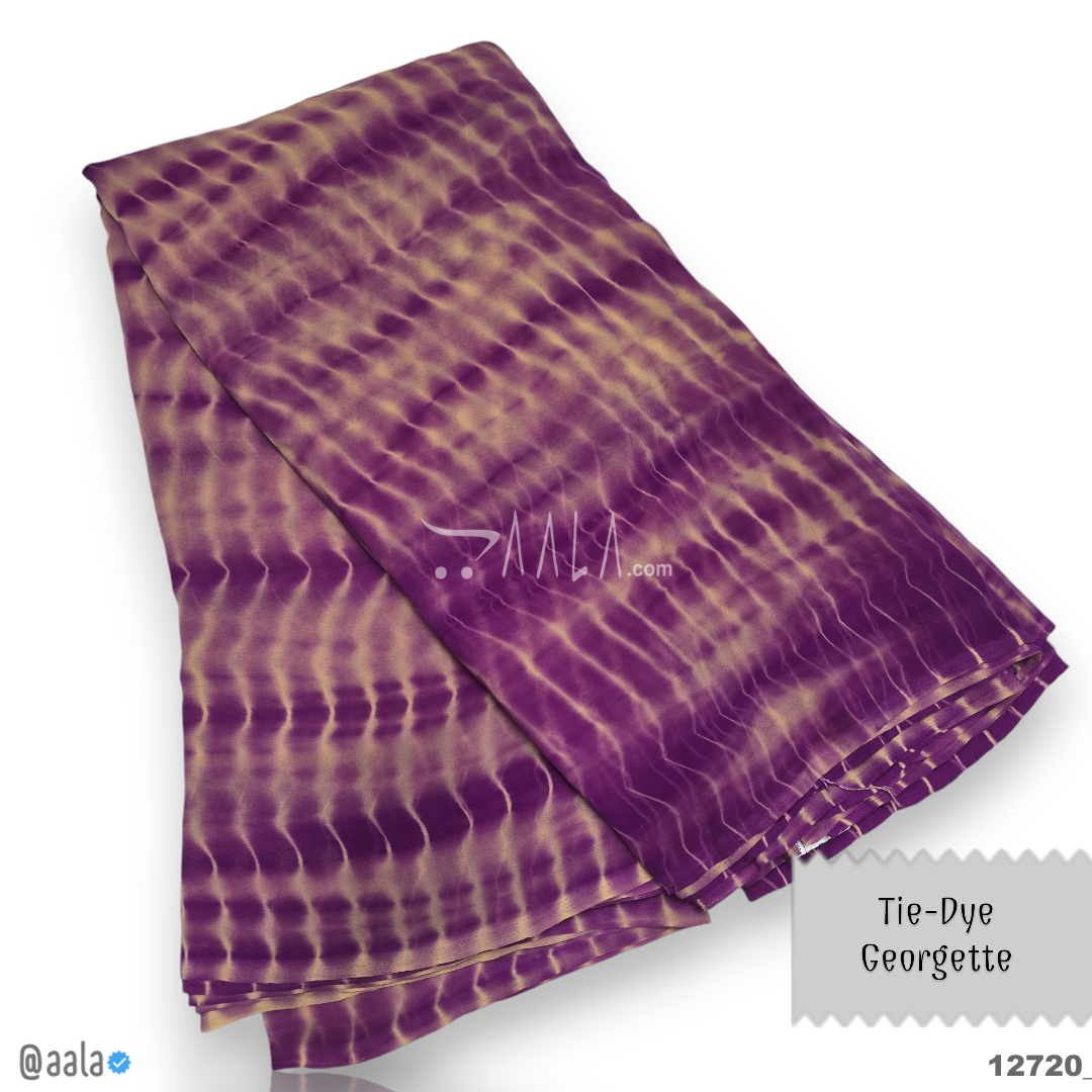 Tie-Dye Georgette Blend 44-Inches ASSORTED Per-Metre #12720