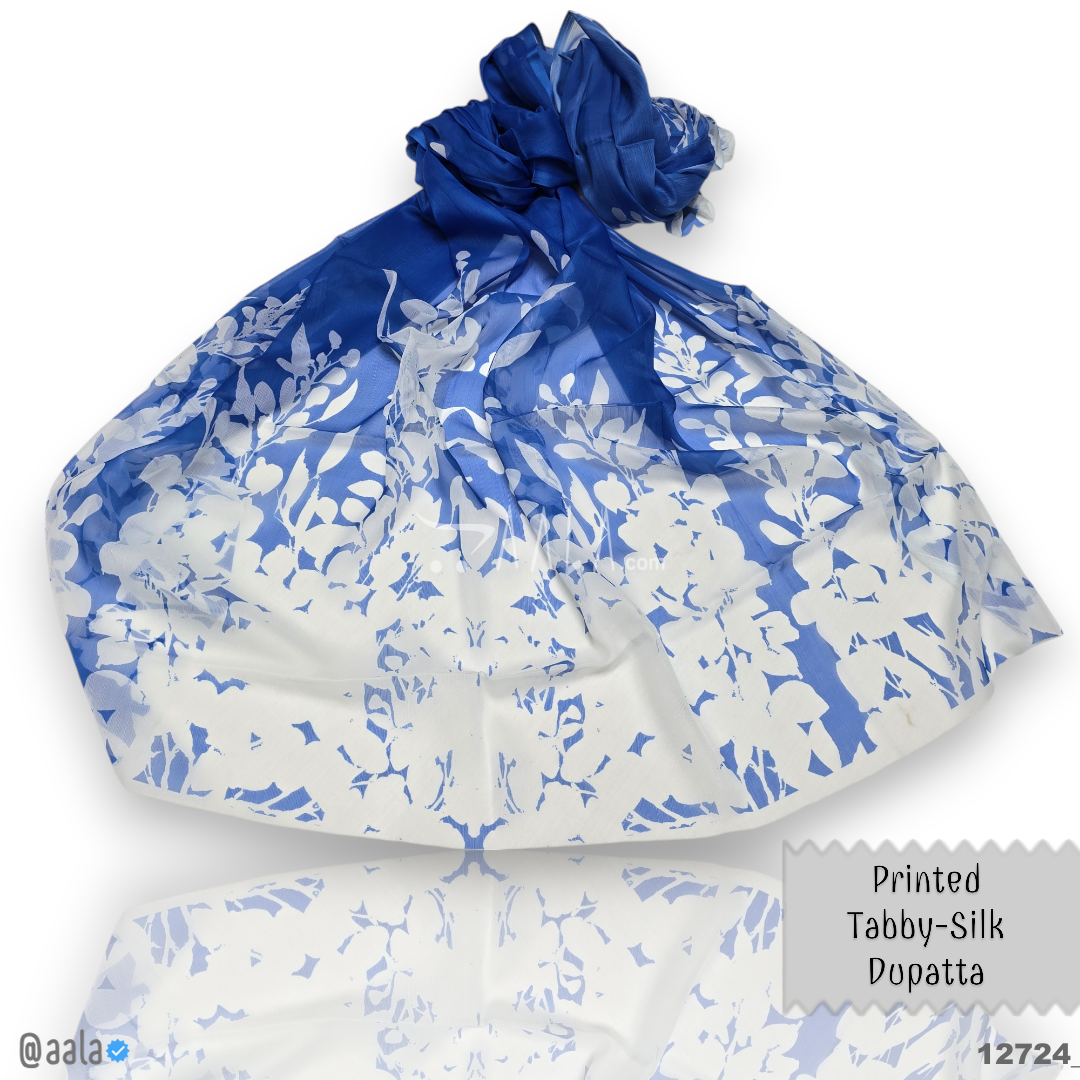 Printed-Tabby Organza Blend Dupatta-32-Inches PRINTED 2.25-Metres 
