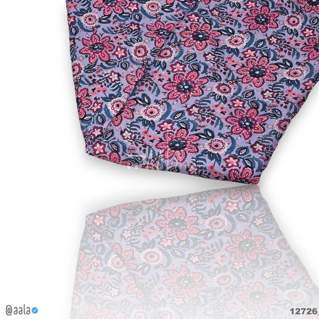 Printed Silk Blend 44-Inches PRINTED Per-Metre #12726