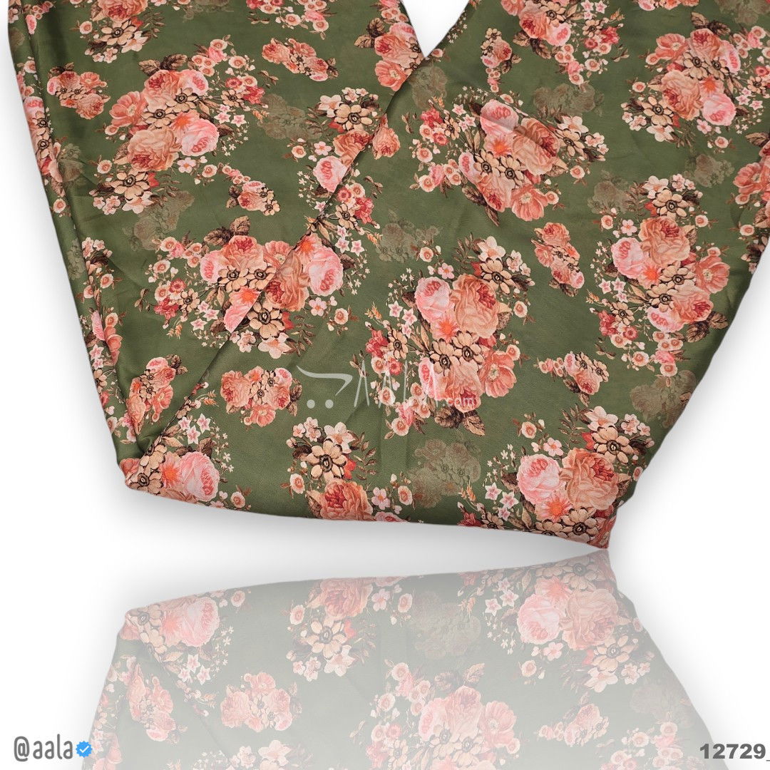Printed Silk Blend 44-Inches PRINTED Per-Metre #12729