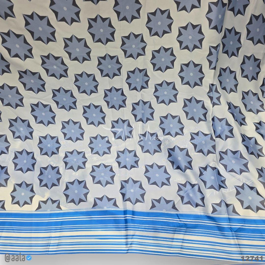Printed Silk Blend 44-Inches PRINTED Per-Pc #12741