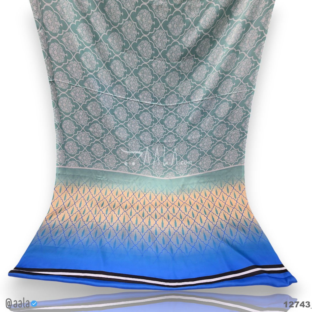 Printed Silk Blend 44-Inches PRINTED Per-Pc #12743