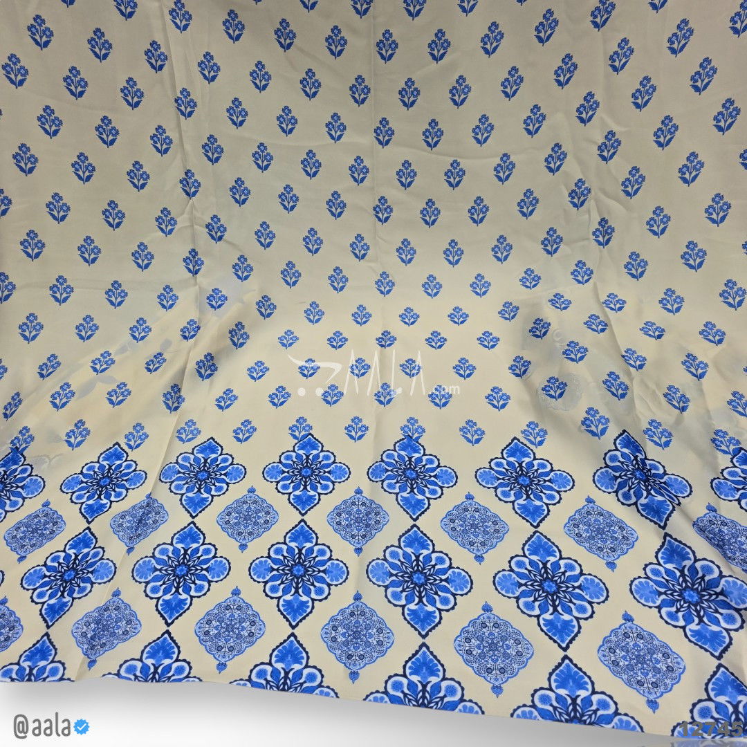 Printed Silk Blend 44-Inches PRINTED Per-Pc #12745
