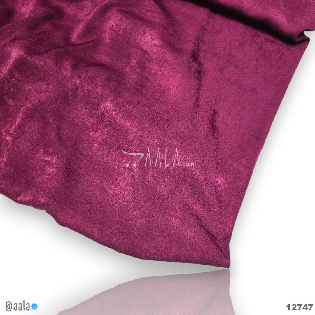 Dove-Plain Velvet Blend 58-Inches WINE Per-Metre #12747
