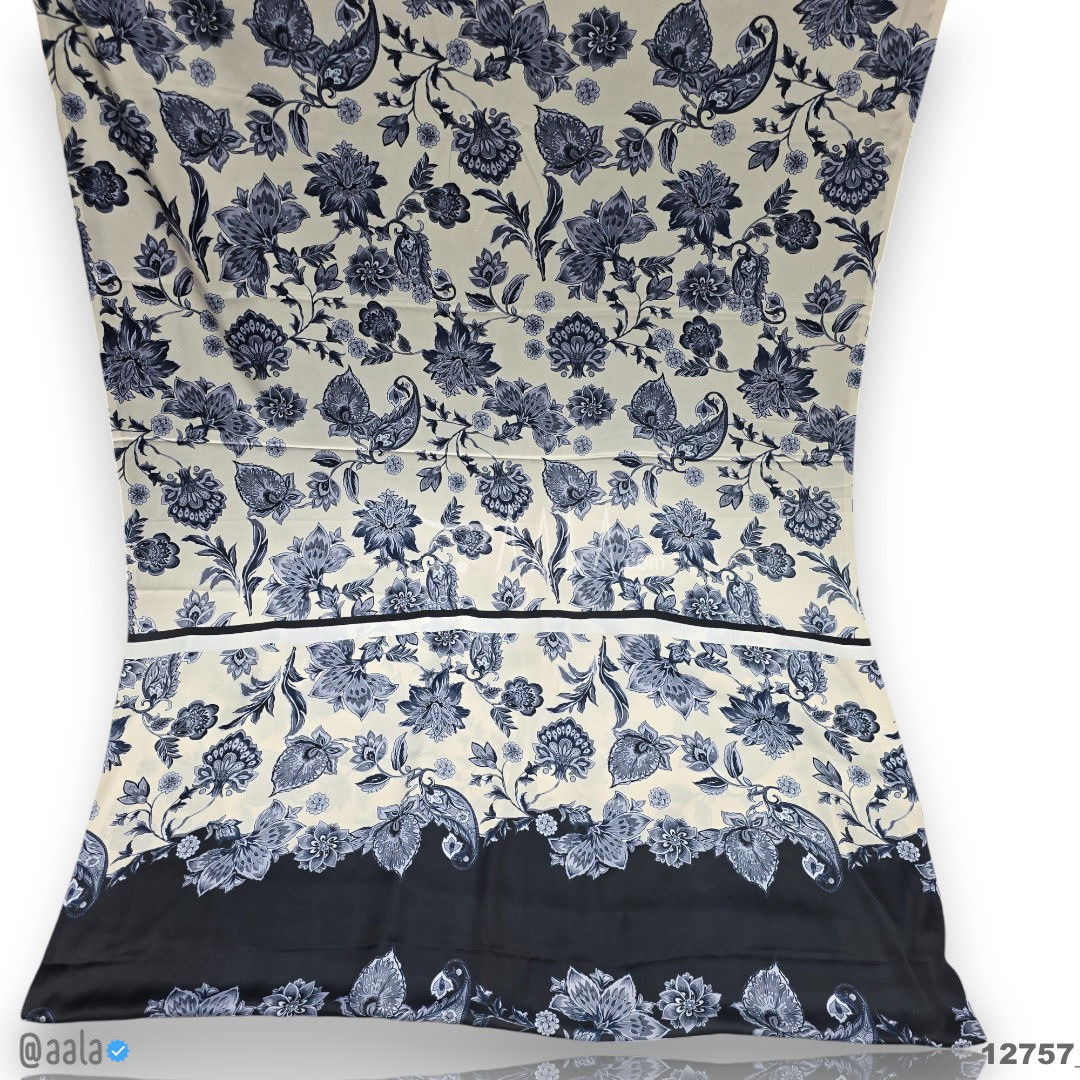 Printed Silk Blend 44-Inches PRINTED Per-Pc #12757