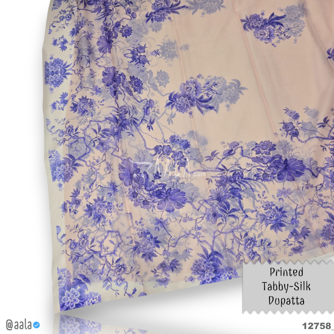 Printed-Tabby Chiffon Blend Dupatta-32-Inches PRINTED 2.25-Metres 