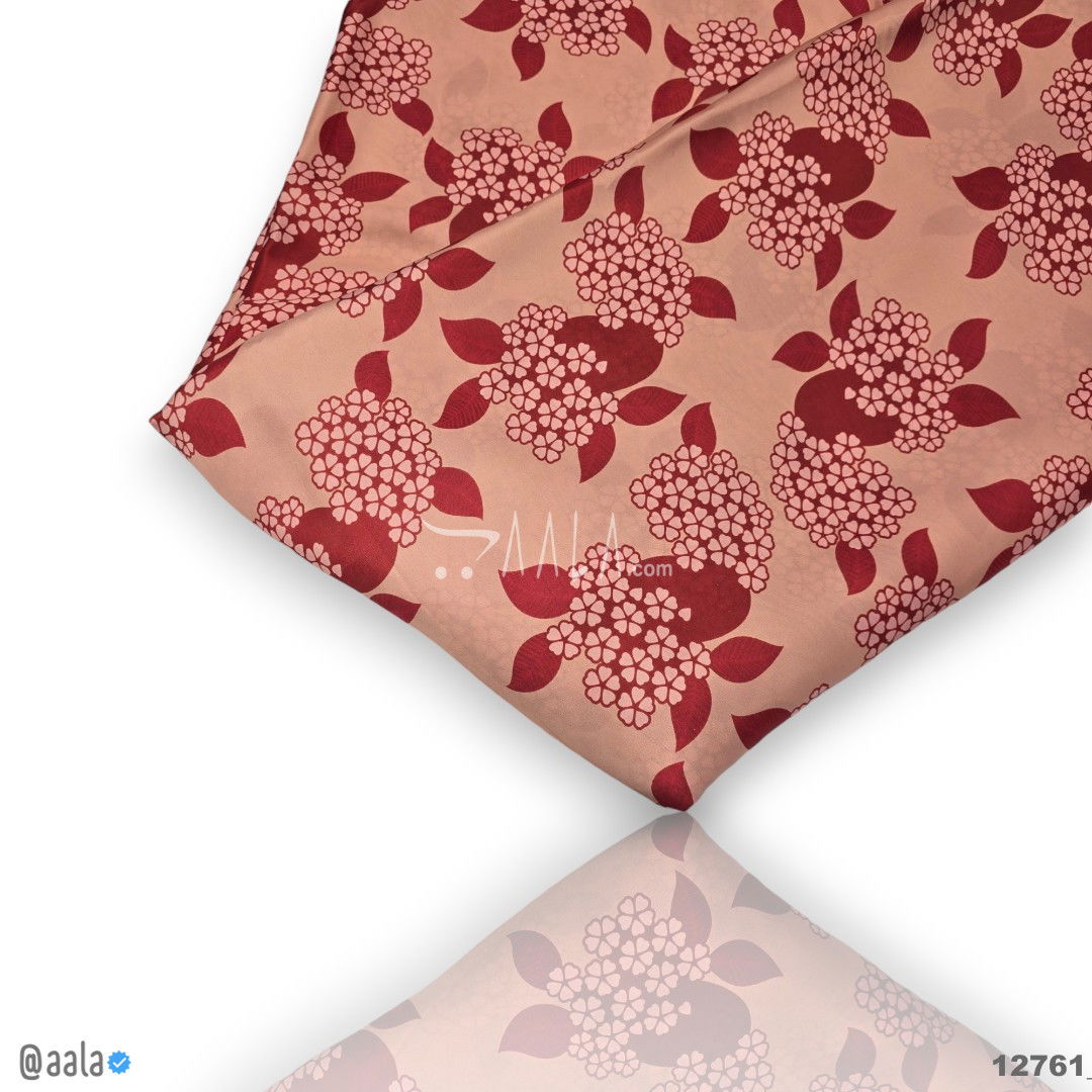 Printed Silk Blend 44-Inches PRINTED Per-Metre #12761