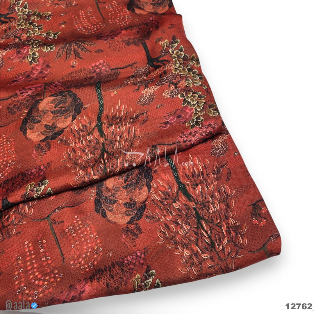 Printed Silk Blend 44-Inches PRINTED Per-Metre #12762