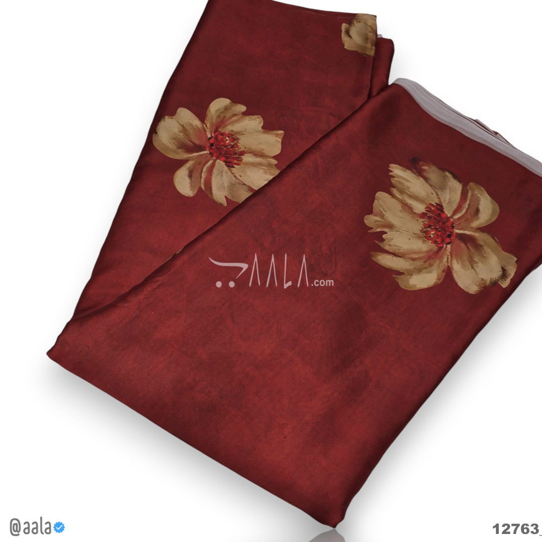 Printed Silk Blend 44-Inches PRINTED Per-Metre #12763