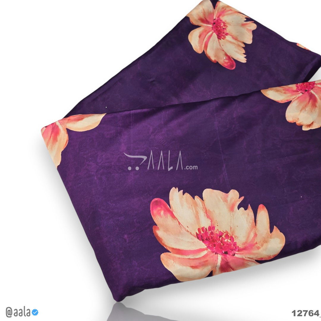 Printed Silk Blend 44-Inches PRINTED Per-Metre #12764