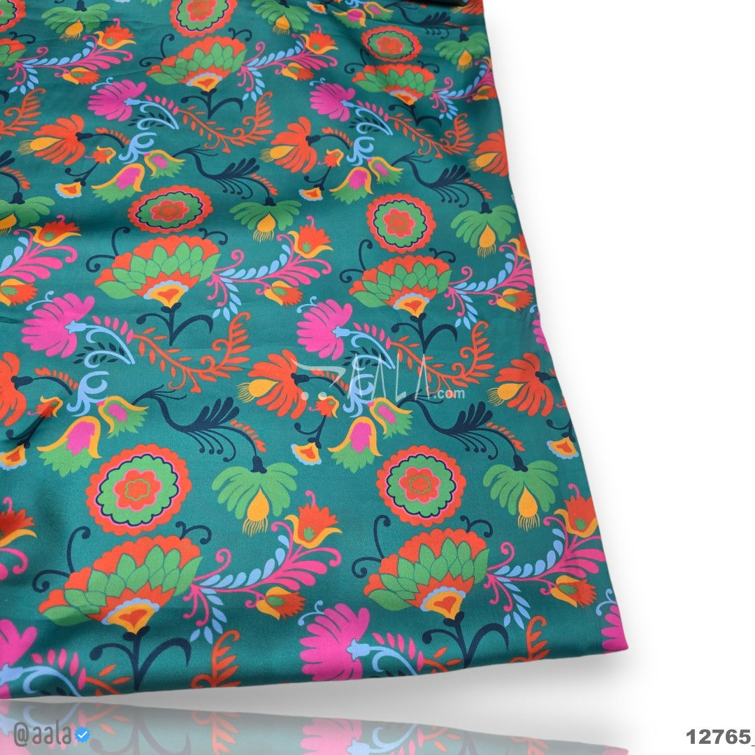 Printed Silk Blend 44-Inches PRINTED Per-Metre #12765