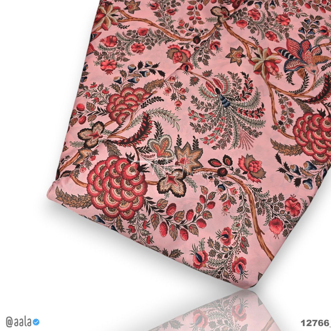Printed Silk Blend 44-Inches PRINTED Per-Metre #12766