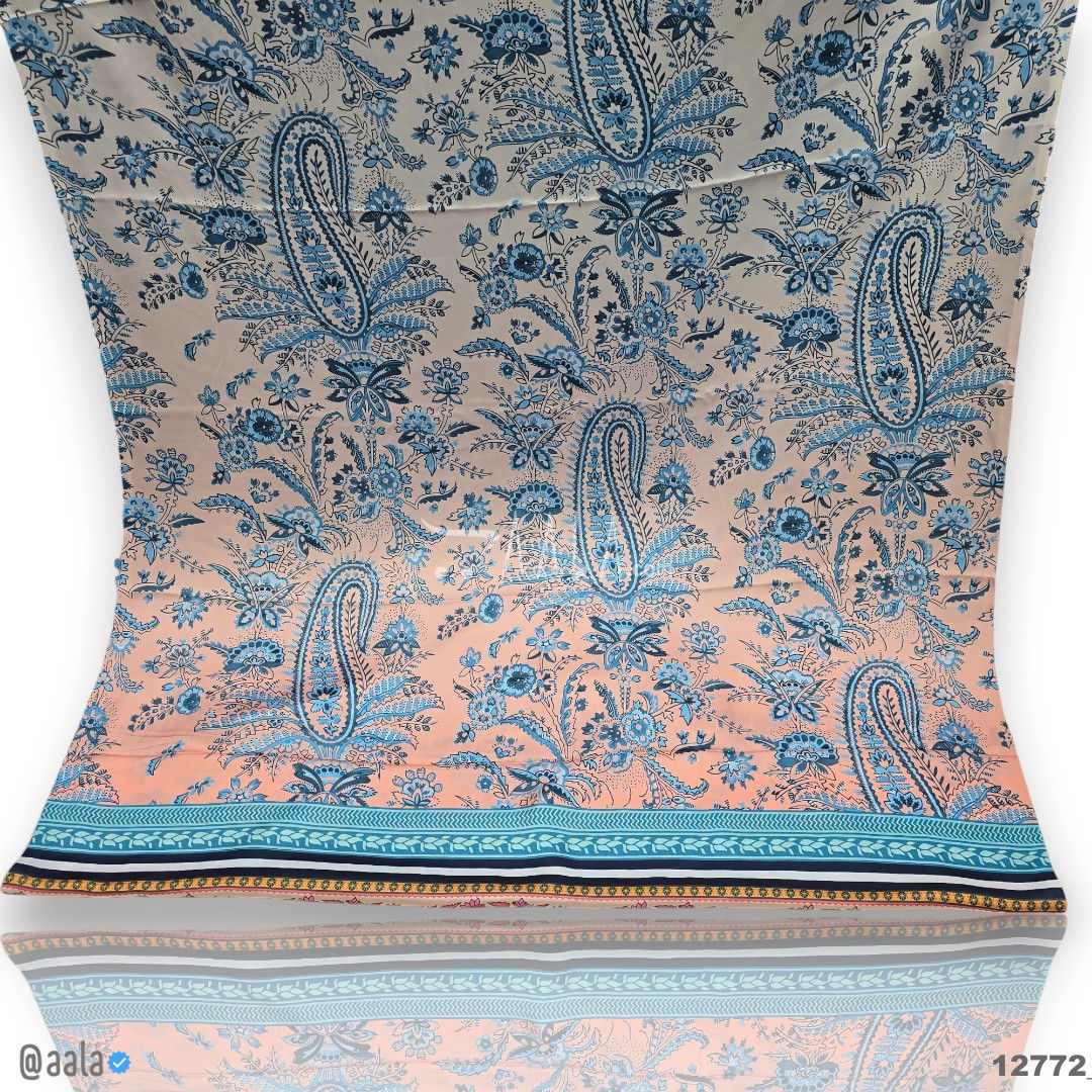 Printed Silk Blend 44-Inches PRINTED Per-Pc #12772