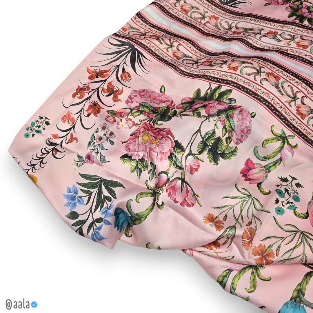 Printed Silk Blend 44-Inches PRINTED Per-Pc #12774