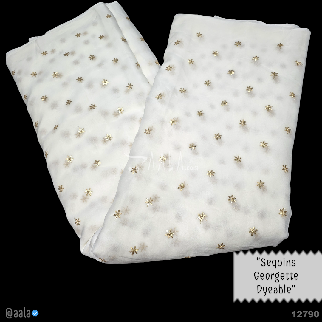 Booty Georgette Viscose 44-Inches DYEABLE Per-Metre 