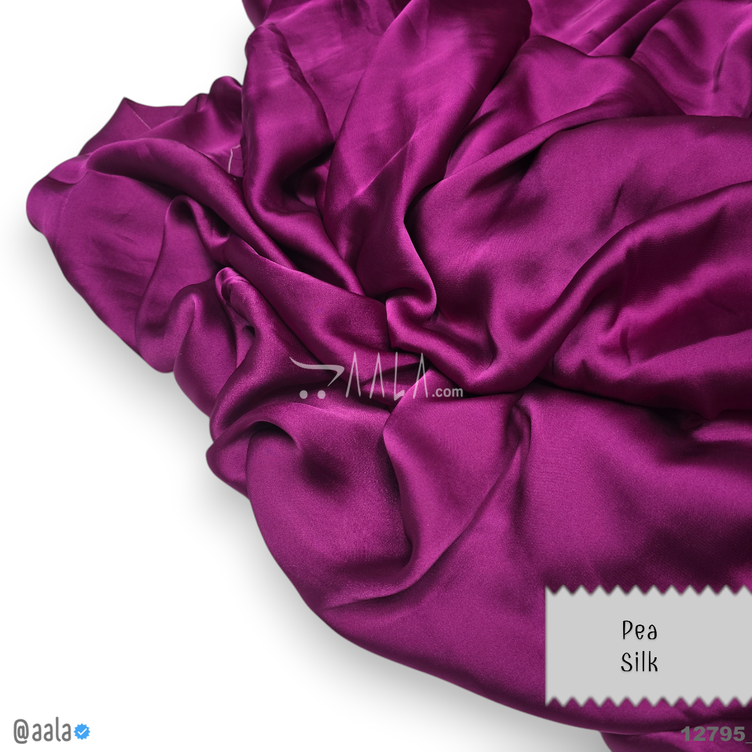 Pea Silk Blend 44-Inches WINE Per-Metre #12795