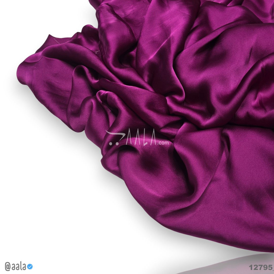 Pea Silk Blend 44-Inches WINE Per-Metre #12795