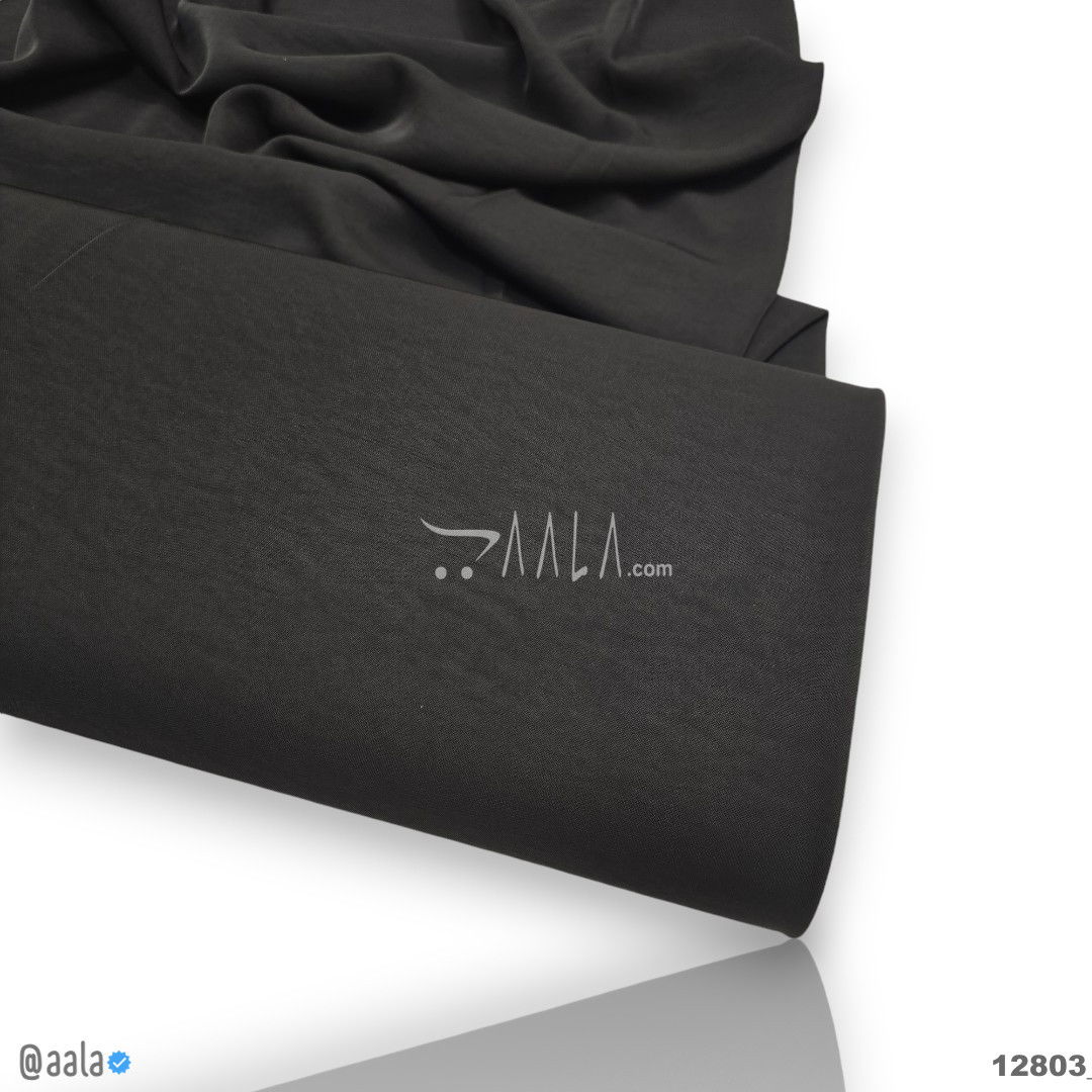 Antalya Double-Georgette Blend 58-Inches BLACK Per-Metre #12803