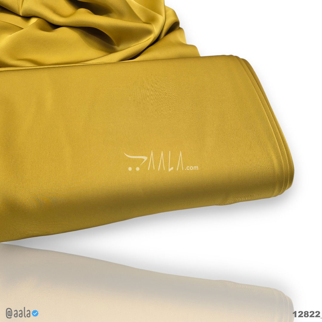 Sydney Silk blend 58-Inches MUSTARD Per-Metre #12822