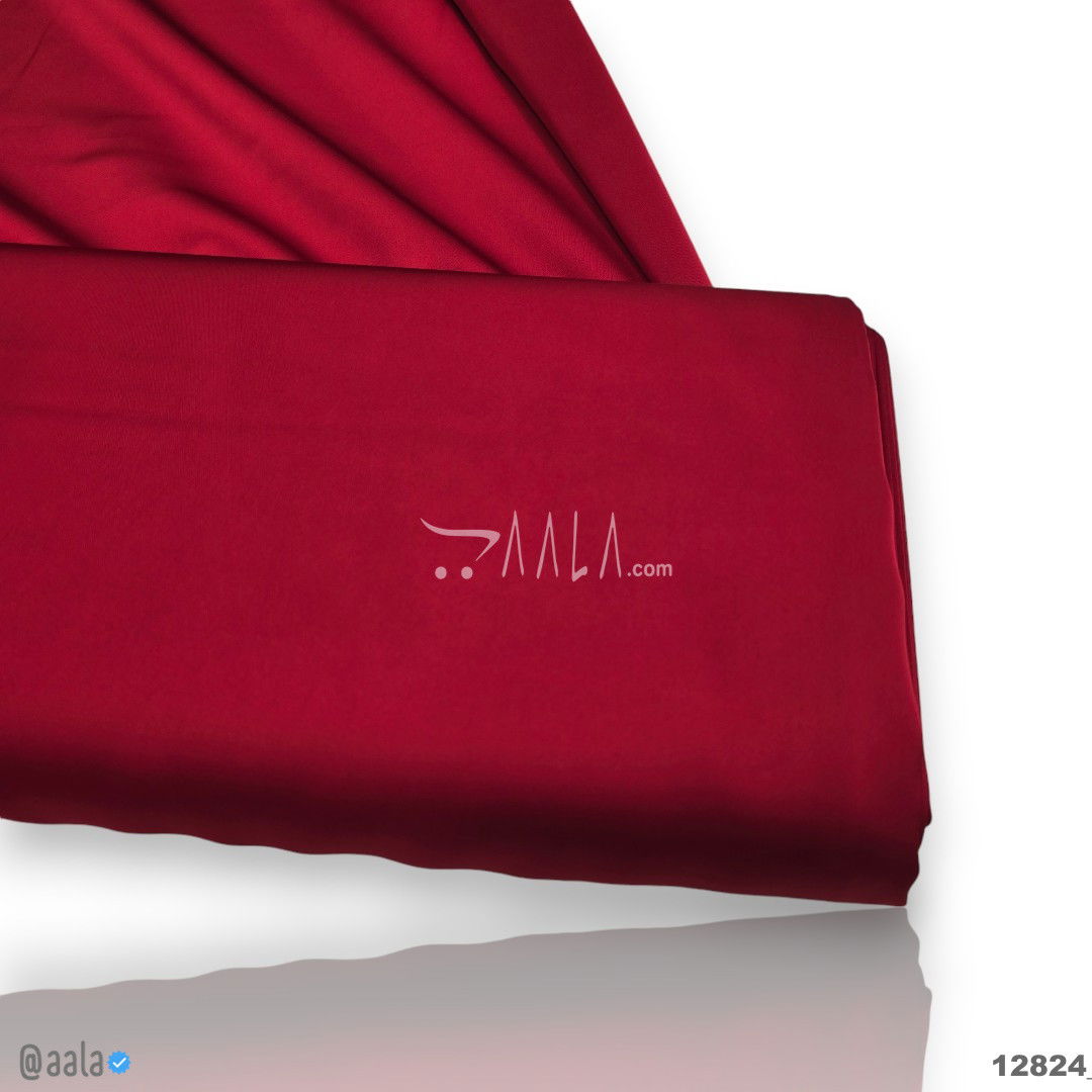 Sydney Silk blend 58-Inches MAROON Per-Metre #12824