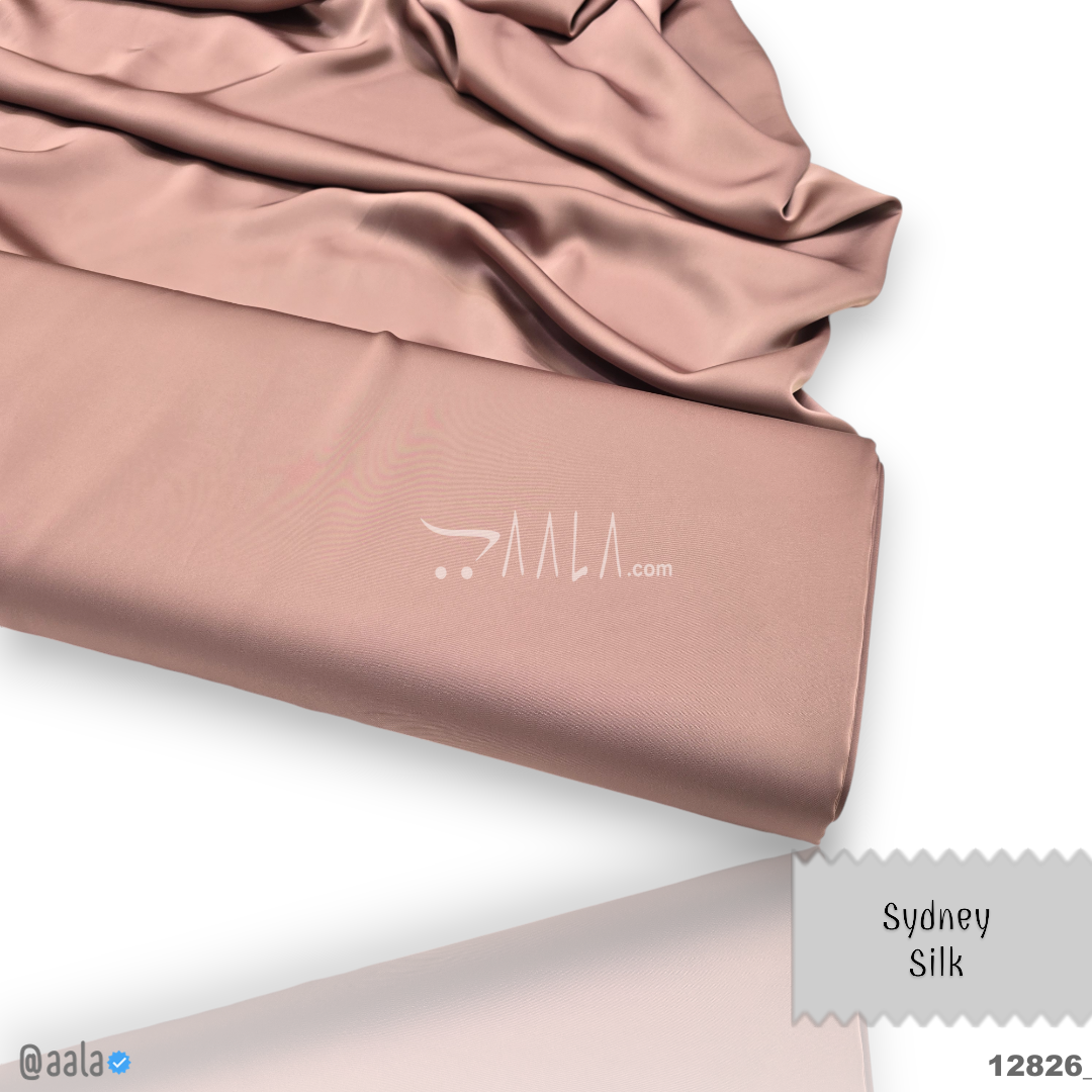 Sydney Silk blend 58-Inches CARROT Per-Metre #12826