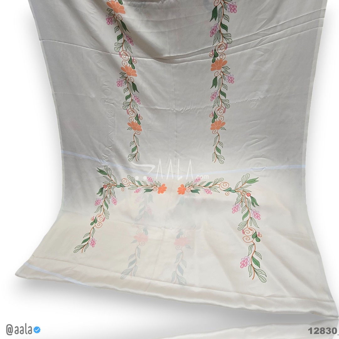 Printed Silk Blend 44-Inches PRINTED Per-Pc #12830